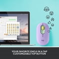 thumbnail image 3 of Logitech POP Mouse , Compact and Portable Wireless Bluetooth Mouse With Programmable Buttons and Quiet Clicks - Daydream Mint, 3 of 9