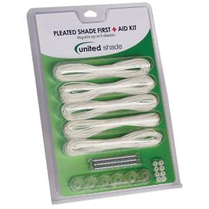 United Shade Window Shade Restringing Kit 650000 Pleated Shade First Aid Kit