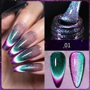 HHBEAUTY Cat Eye Gel Nail Polish, Magnetic Cat Eye Gel Polish Set, Classic Colors Chameleon Magic Galaxy Effect Soak off Nail Art - Sparkle Stunning Gel Polish Gift for Women