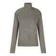 thumbnail image 3 of Besolor Chandails à Col Roulé pour Femmes Manches Longues Décontractées Tricot Torsadé Pull Ample Automne Hiver, 3 of 6