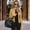 Yellow, variant on Aqestyerly Women Lapel Biker Jacket With Zipper,Short Cropped Punk Style Motorcycle Coat For Fall Fashion Outerwear HWRETIE