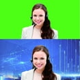 thumbnail image 4 of Green screen background, green screen for photo, foldable background, 142 cm diameter, with carrying bag, 4 of 5