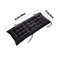 thumbnail image 3 of Coussin de Sol Capitonné pour Bureau à Domicile - Coussin Respirant pour Fauteuil Inclinable et Chaise D'Ordinateur - Coussin D'Assise, Noir, JKODE, 3 of 8