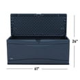thumbnail image 2 of LIFETIME 130 Gallon Storage Box, Carbonized Gray, 2 of 5