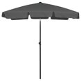 thumbnail image 1 of vidaXL Parasol Extérieur Hauteur Réglable Inclinable pour Jardin, 1 of 6