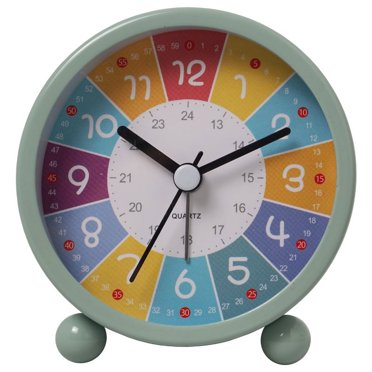 Learning Clock for Kids Telling Time Teaching Clock Kids Wall Clocks for Bedrooms Kids Room Wall Decor Analog Kids Clock for Teaching Time Kids Learn to Tell Time Easily