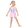 thumbnail image 1 of Maillot de Bain d'Été Deux Pièces pour Petite Fille, Bikini de Jeu de Rôle, Tankini pour Tout-Petit, Rouge, 3 à 10 Ans, 1 of 6