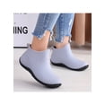 thumbnail image 4 of MAWCLOS Ladies Garden Shoe Casual Work Shoes Slip On Non-Slip Rain Boots Waterproof Kitchen Gray-2 6, 4 of 4