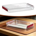 thumbnail image 1 of Stackable Plastic Storage Container with Latching Lid for Seasonal Decor, Transparent Under Bed Organizer for Linens And Crafts, Space Saving Bin for Closet Storage, A Document Storage Box, 1 of 9