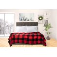 thumbnail image 1 of Safdie & Co. Blanket Knit Printed Buffalo Plaid Red, 1 of 3
