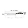 thumbnail image 2 of HENCKELS Forged Accent 8 inch Chef's Knife, Black, 2 of 2
