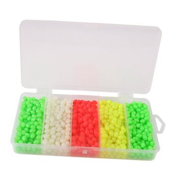 Almencla 1000Pcs Fishing Beads Kit Stopper Fishing Tackle Tools for Trout Bass Salmon