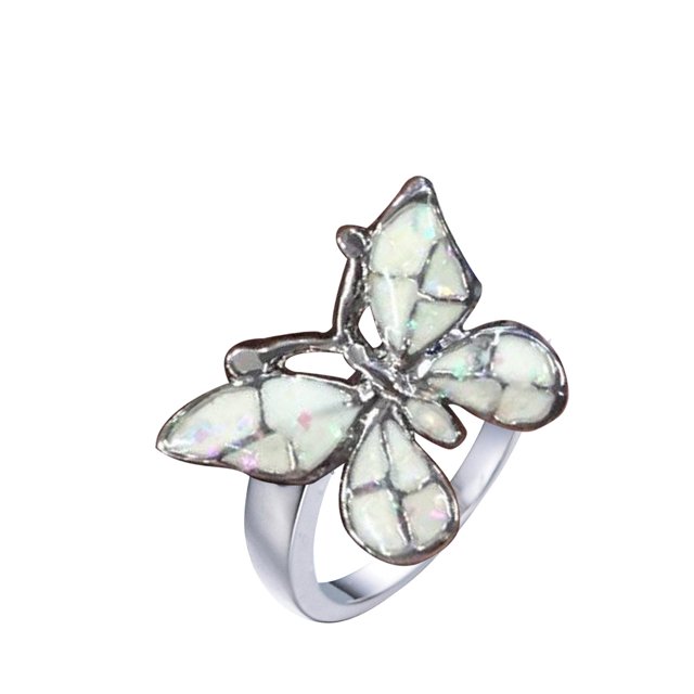 Héliisoer Élégant Anneau en Strass en Alliage Simple Accessoires de Bijoux