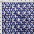 thumbnail image 4 of oneOone Velvet Dark Blue Fabric Ikat Sewing Craft Projects Fabric Prints By Yard 58 Inch Wide, 4 of 4