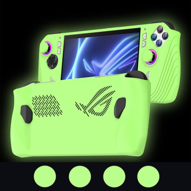 Étui en Silicone avec Manchon de Protection pour ROG Ally, Housse Souple Protectrice pour Console de Jeu ROG Ally, Étui Antichoc avec Protection Complète