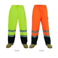 thumbnail image 1 of 3A SAFETY Pantalon Unisexe Haute Visibilité Réfléchissant Imperméable Vert Lime - PE4201, 1 of 1