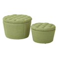 thumbnail image 3 of Office Star OSP Accents Upholstered Nesting Ottoman in Milford Grass, 3 of 5
