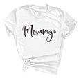 thumbnail image 2 of SMihono Hauts pour Femmes Été Chic Décontracté Mode T-Shirt d'Été Imprimé à Manches Courtes à Col Rond T-Shirt Décontracté Hauts Tee Oversize T-Shirt pour Femmes, 2 of 3