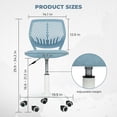 thumbnail image 5 of Homy Casa Standing Desk Stool Ergonomic Adjustable Office Chair with Swivel Base and Rolling Casters for Home Office Study Room and Flexible Workspaces, 5 of 5