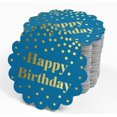 thumbnail image 4 of Inkdotpot 50 Pack Real Gold Foil Paper Tags Happy Birthday Favor Hang Tags, 4 of 6