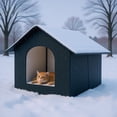 thumbnail image 1 of SPOORYYO Chenil Souple Pliable pour Chiens et Chats Intérieur Extérieur - Imperméable avec Isolation pour Confort et Sécurité, 1 of 9