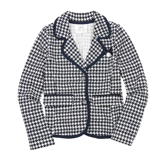 Le Chic Girl's Houndstooth Blazer, Sizes 3-14 - 4/104