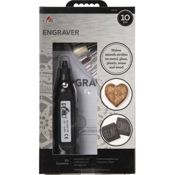 Ensemble de 10 outils de gravure Plaid