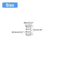 thumbnail image 2 of Unique Bargains Compression Spring, 5 Pack 304 Stainless Steel, 6mm OD, 0.8mm Wire, 10mm Length, 2 of 6