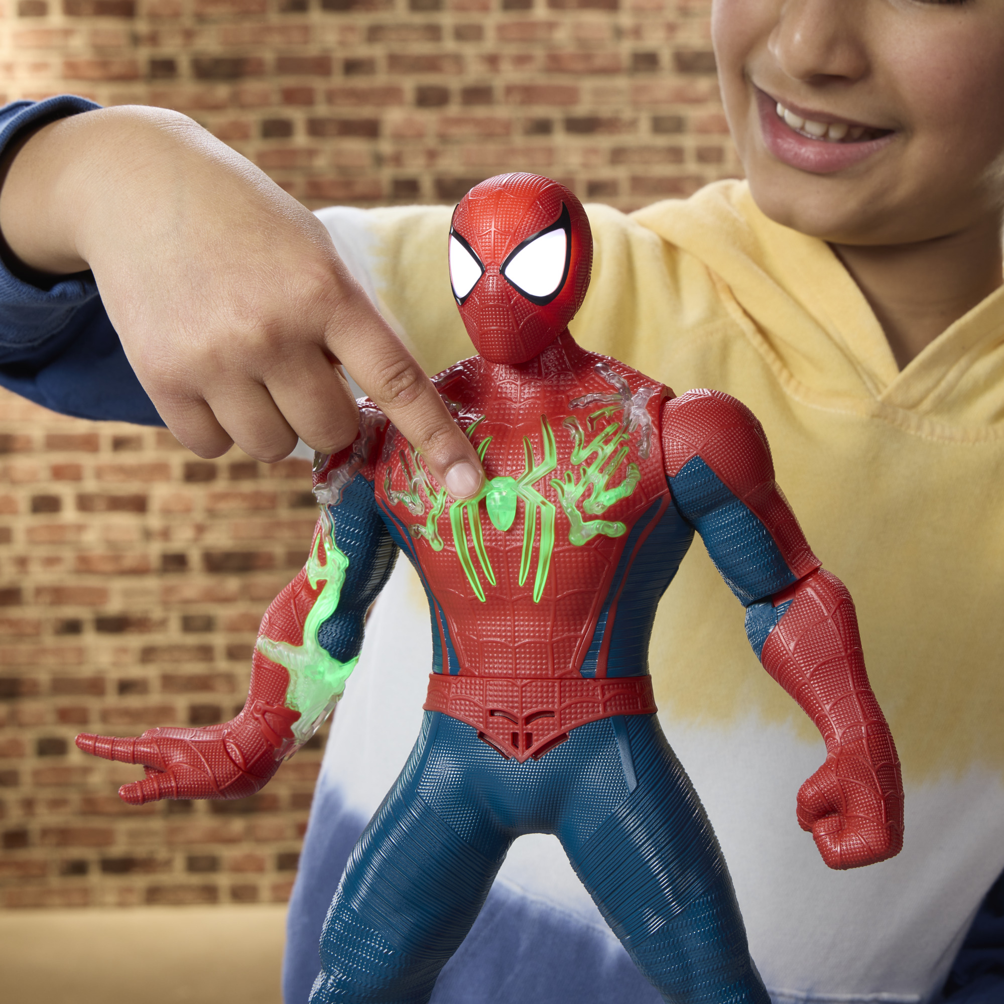 Marvel Spider-Man: Brand New Day Spider-Man Charge d'énergie, figurine électronique