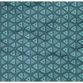 thumbnail image 5 of oneOone Organic Cotton Poplin Twill Fabric Triangle Geometric Print Sewing Fabric BTY 42 Inch Wide, 5 of 5