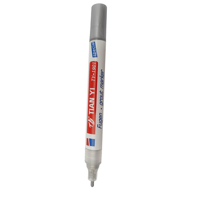 yuksok Tile Marker Pen, Grout Markers Tile Marker Remover Colorfast Tile Repair Pen B Gray