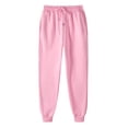 thumbnail image 1 of Yuyuzo Plus Size Sweatpants for Women Thick Workout Jogging Pants Elastic Waist Drawstring Solid Color Trackpants, 1 of 2