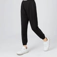 thumbnail image 2 of Yuyuzo Girls Cargo Pants Drawstring Elastic Waist Joggers Kids Wide Leg Sweatpants with Pockets, 2 of 3