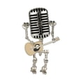thumbnail image 1 of Meitianfacai Lampe de Table Robot Vintage avec Microphone Décoration de Bureau à Domicile, 1 of 1