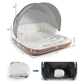 thumbnail image 2 of Gymax Île Flottante avec Auvent, Bouée Gonflable pour Piscine, Radeau Lounge avec Auvent Rétractable, 2 of 10