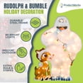 thumbnail image 2 of ProductWorks Rudolph & Bumble Pre-Lit Christmas Yard Ornament Holiday Decor, 2 of 11