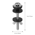 thumbnail image 2 of HAMPPLIES 2Pcs Toilet Repair Kit with Tank Bolts and Seal Gasket Compatible with Multiple Toilet Models, 2 of 8