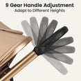 thumbnail image 4 of INFANS 2 in 1 Baby Stroller, Folding Newborn Pram Convertible Stroller Bassinet for Infant Foldable High Landscape Shock Absorption with Reversible Seat Aluminum Structure for Pushchair, 4 of 9