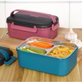 thumbnail image 4 of Wamans Bento Lunch Box for Adults Portable Stainless Steel Self-Heating Lunch Box, Insulation Box, Student Lunch Box, Outdoor Self-Heating Lunch Box Clearance Items, 4 of 6