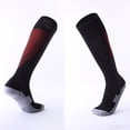 thumbnail image 2 of Mens Socks Adult Male Compression Stockings for Men plus Size Soft Elastic Knee Length Football Socks Men Thick Stockings Adult Non Clothes(Grey,One Size), 2 of 3