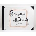 thumbnail image 3 of Darling Souvenir White Leaves Printed Hardbound Cover Guestbook For Wedding Guest Sign In Book Registry-9 x 12 Inches, 3 of 5