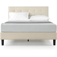 thumbnail image 4 of Zinus Ibidun Button Tufted Upholstered Platform Bed Frame with Headboard, 4 of 6