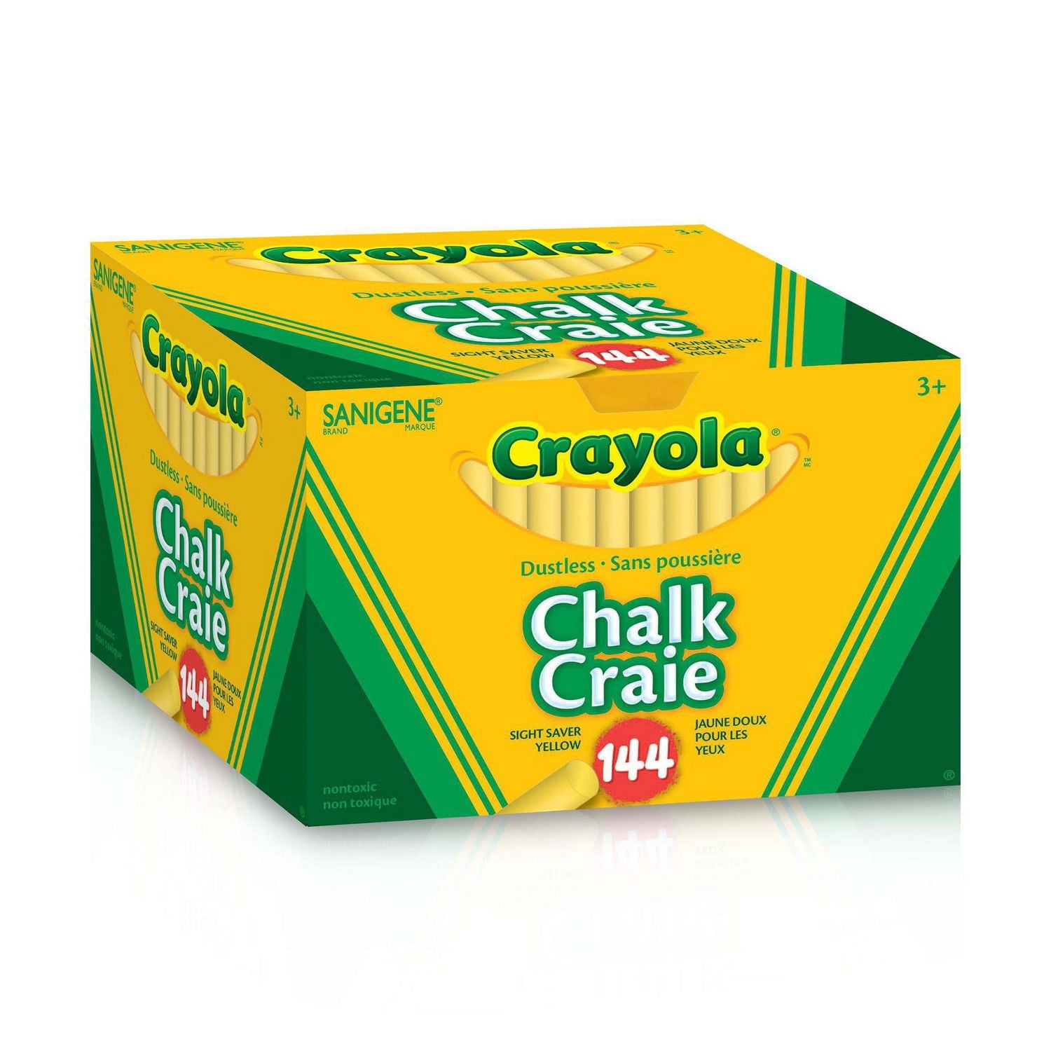 144 craies jaune sans poussière Crayola