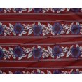 thumbnail image 4 of oneOone Polyester Lycra Fabric Leaves & Floral Block Printed Fabric 1 Yard 56 Inch Wide, 4 of 4