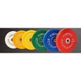 thumbnail image 2 of Everyday Essentials Color Coded Olympic Bumper Plate Weight Plate with Steel Hub, 35 Lbs. (Single Plate), 2 of 7