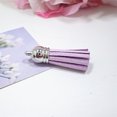 thumbnail image 3 of 28 Pieces Keychain Charms Creative Delicate Keyring Pendant Tassels Simple Handbag Decor Tassel Craft Decoration DIY Accessory Light purple, 3 of 8