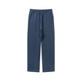 thumbnail image 1 of Styesk Men's Pants Men's Solid Color Casual Straight Leg Pants Full Length Pants, 1 of 3
