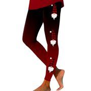 Women's Leggings Casual Fashion Christmas Printed Sports Leggings for Yoga and Daily Wear
