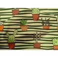 thumbnail image 5 of oneOone Coton Cambric Vert Foncé Tissu Cactus Matière de Robe Tissu Imprimé Tissu au Mètre 56 Pouces de Large, 5 of 5