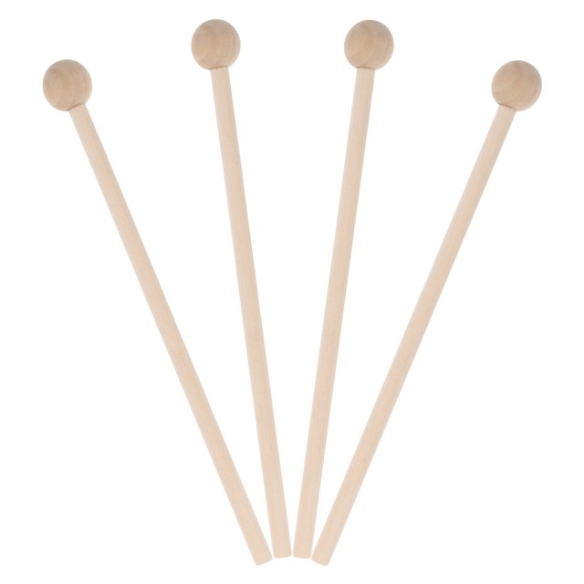 Shisuyan 2 Pairs Drum Playing Sticks Drum Playing Rods Replacing Music Drum Sticks Wood Drum Sticks Bulks Drum Stick Bulk Wooden Drum Sticks Practical Drum Stick